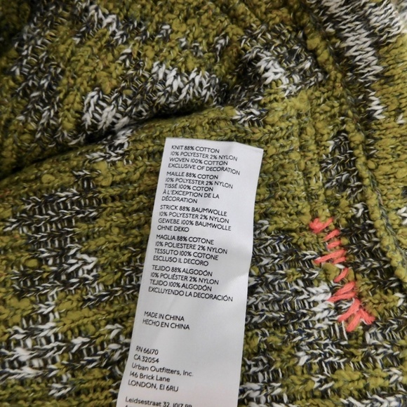 NWT!! Anthropologie PILCRO Embroidered Phoenix Sweater Jacket Boho X-Small - Picture 13 of 15